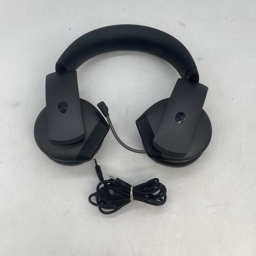Alienware AW920H Wireless Gaming Headset Mic ANC No USB Dongle Tested Working